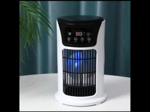 Multifunkcionalna mini klima , difuzer, ventilator s LED svjetlom — fotografija 1