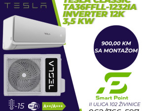 TESLA INVERTER KLIMA UREĐAJ TA36FFLL-1232IA -15 12ka sa montazom — fotografija 1