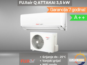 Inverter klima FujiAir Attakai 3,5 kW A+++ — fotografija 1