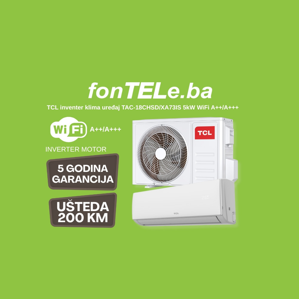 TCL inventer klima TAC-18CHSD/XA73IS 5kW WiFi A++/A+++ *AKCIJA* — fotografija 1