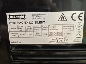 Mobilna klima DeLonghi — fotografija 1