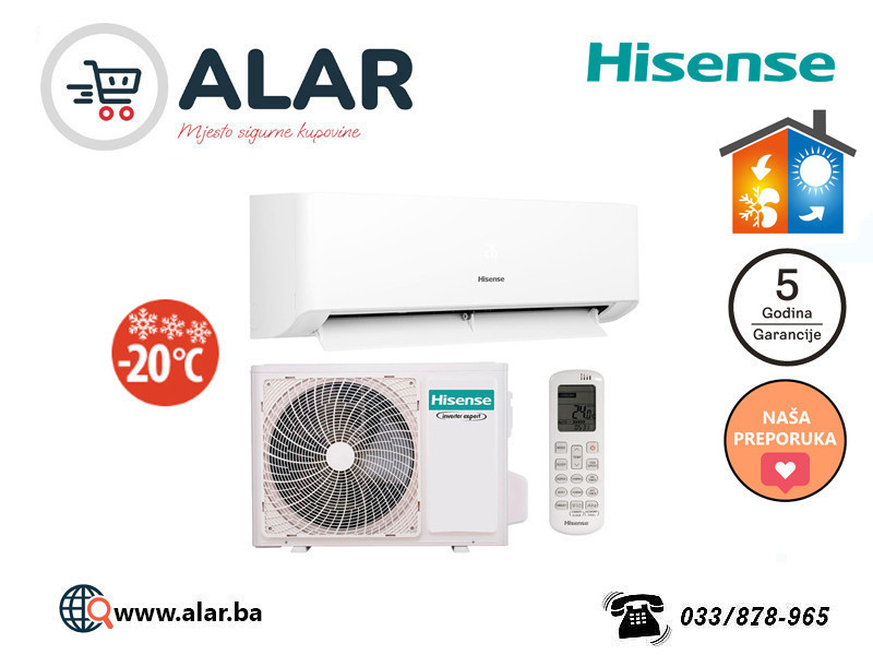 Hisense klima uređaj Expert Smart -20 12 k INVERTER — fotografija 1