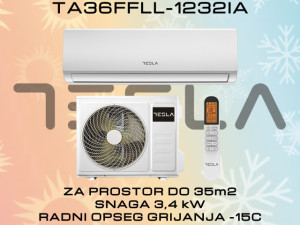 KLIMA SA UGRADNJOM INVERTER 12ka TESLA TA36FFLL-1232IA
