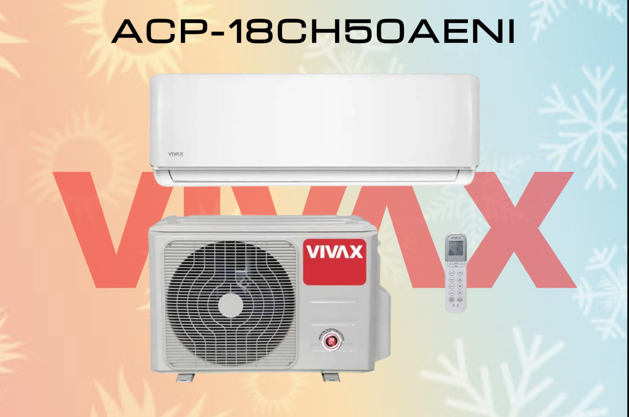 KLIMA SA UGRADNJOM INVERTER 18ka VIVAX ACP-18CH50AENI — fotografija 1