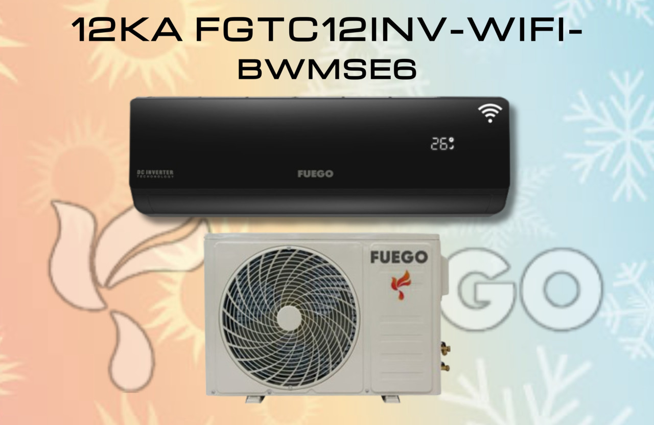 KLIMA SA UGRADNJOM INVERTER 12ka FGTC12INV-WIFI-BWMSE6 — fotografija 1