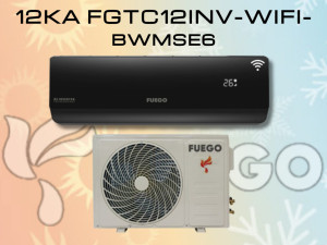 KLIMA SA UGRADNJOM INVERTER 12ka FGTC12INV-WIFI-BWMSE6 — fotografija 1