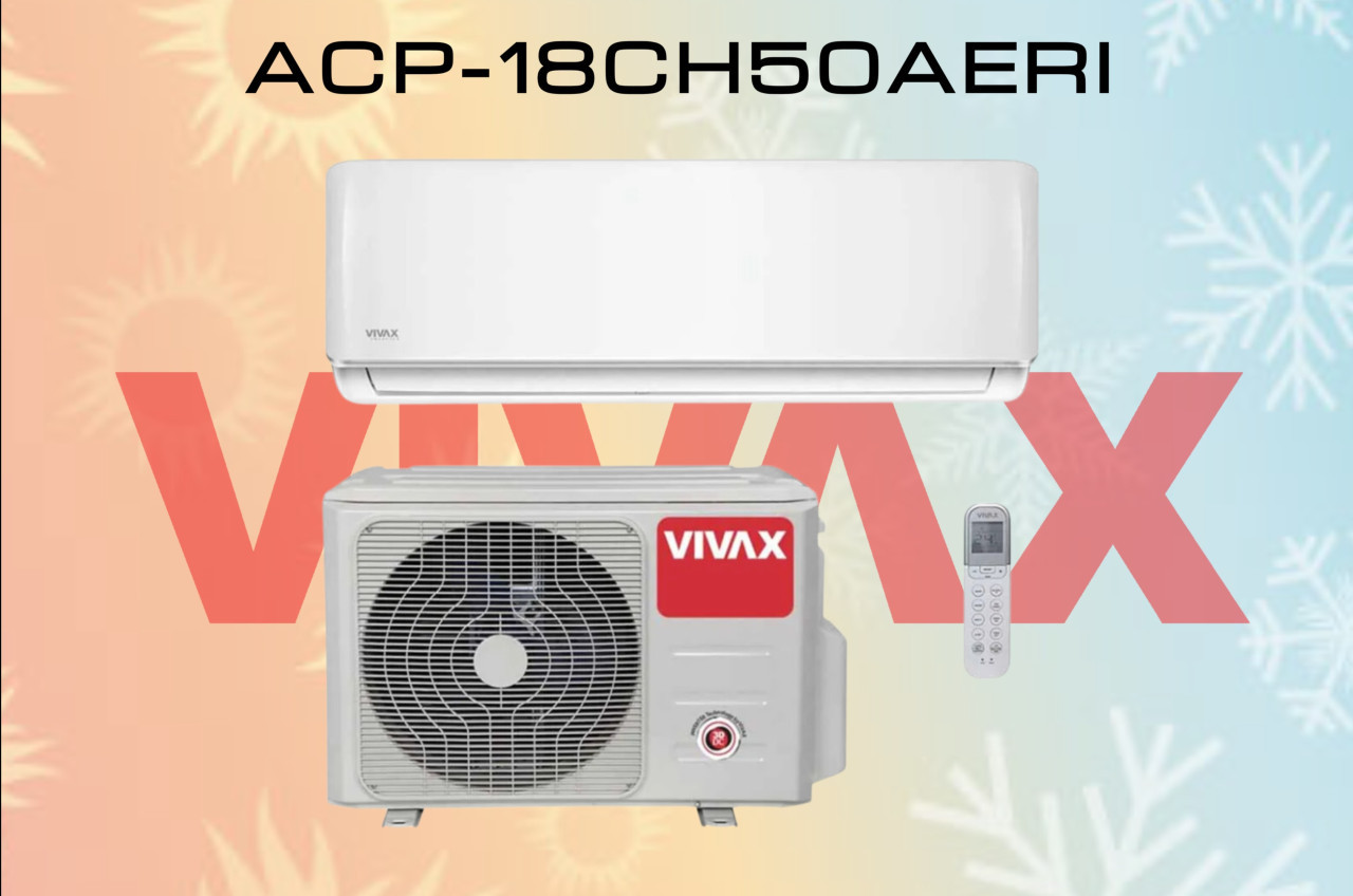 KLIMA SA UGRADNJOM INVERTER 18ka VIVAX ACP-18CH50AERI — fotografija 1