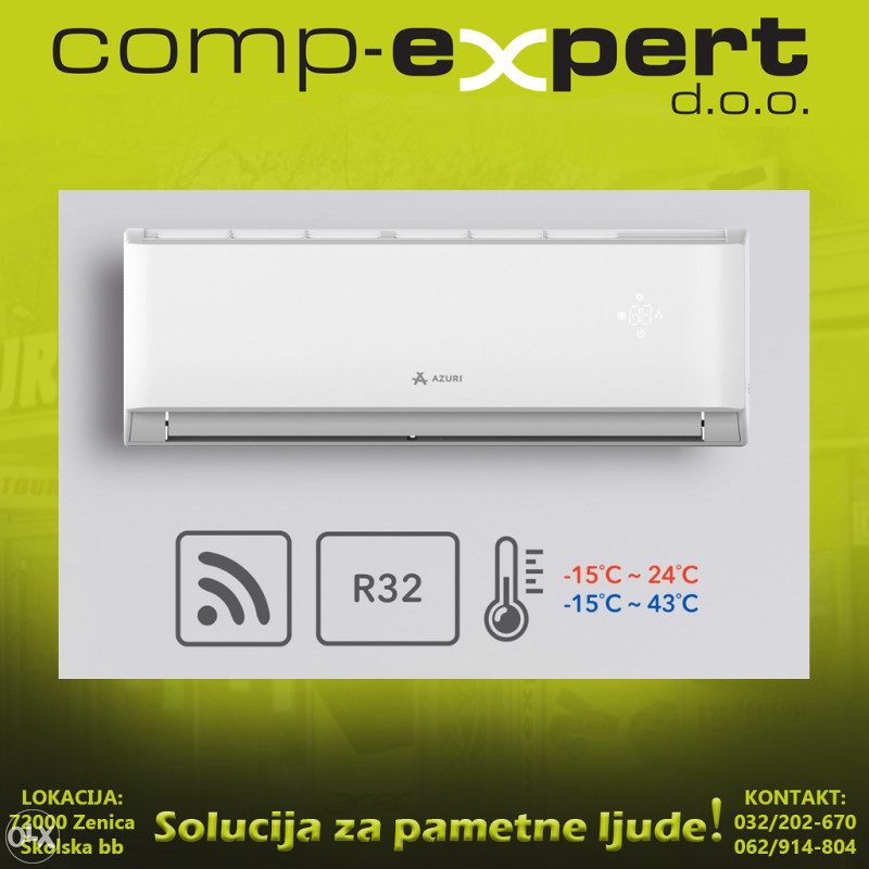 Inverter klima Azuri Nora Premium 12-ka wi-fi — fotografija 1