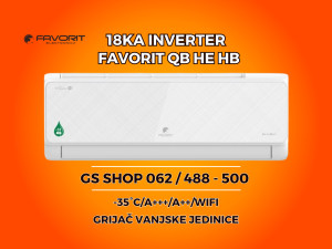 Klima FAVORIT 18KA INVERTER -35 / A+++ / GRIJAČ VANJSKE — fotografija 1
