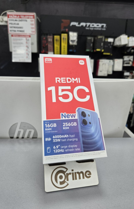 Xiaomi Redmi 15C 8/256 8GB / 256GB Midnight Black Crna BF25 — fotografija 1