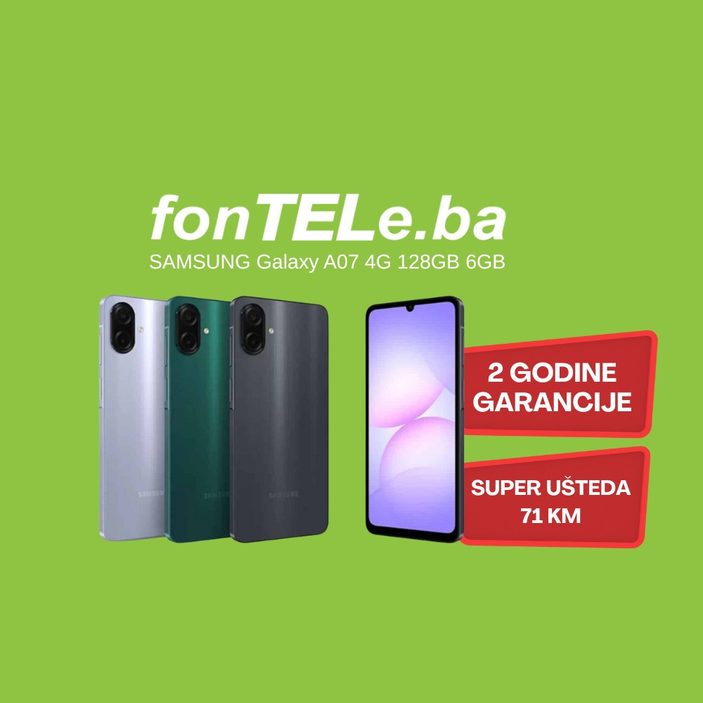 SAMSUNG A07 4G 128GB 6GB *AKCIJA* 2 godine garancije — fotografija 1