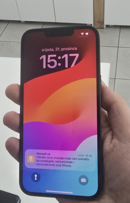 IPHONE 14 128GB BLUE, EXTRA STANJE, GARANCIJA!!! — fotografija 1