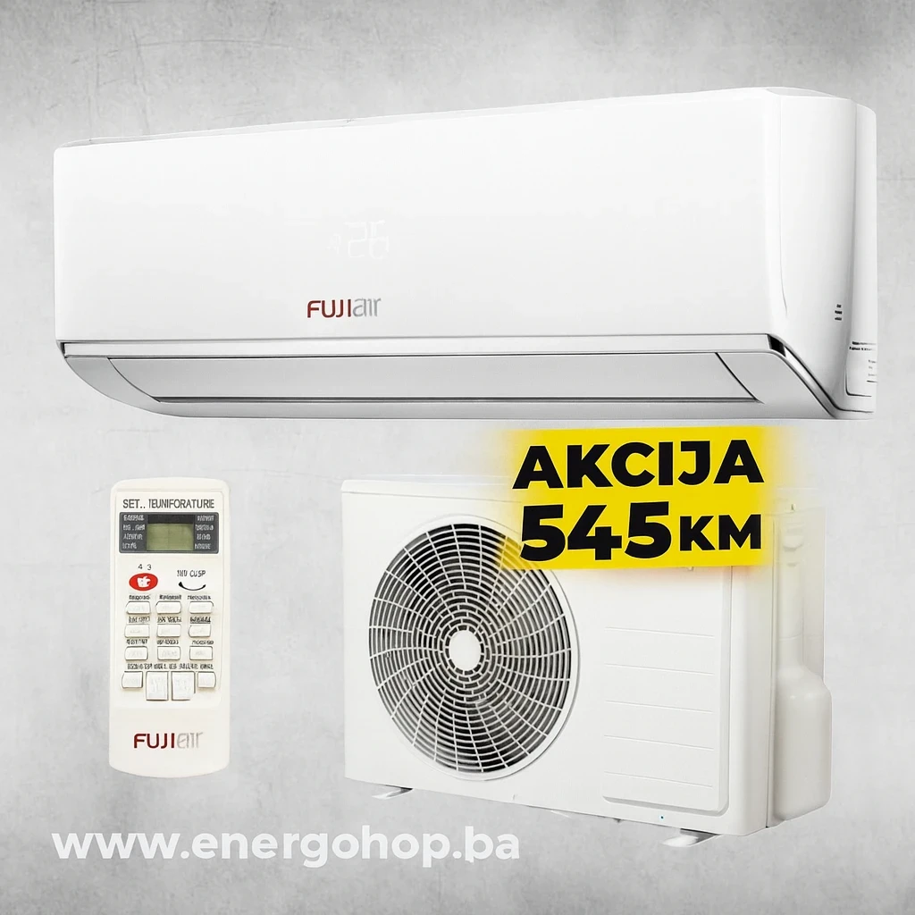 3.6kW klima ZA GRIJANJE Fuji Klime uređaji Inverter R32 — fotografija 1