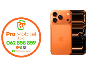 IPHONE 17 PRO 256GB NOVO GARANCIJA