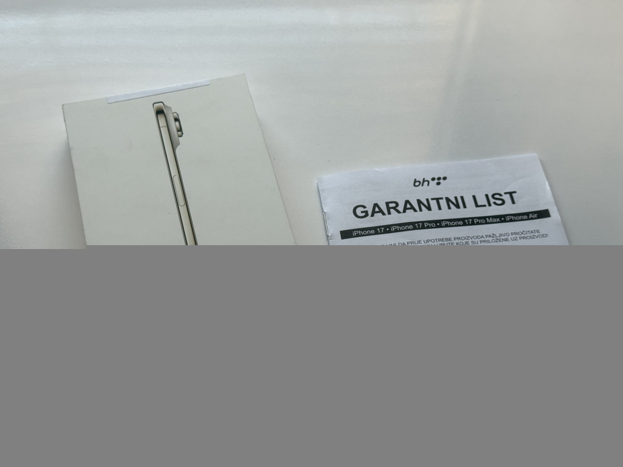 Apple iPhone Air Light Gold 1TB | NOVO, 2 GOD. GARANCIJA — fotografija 1